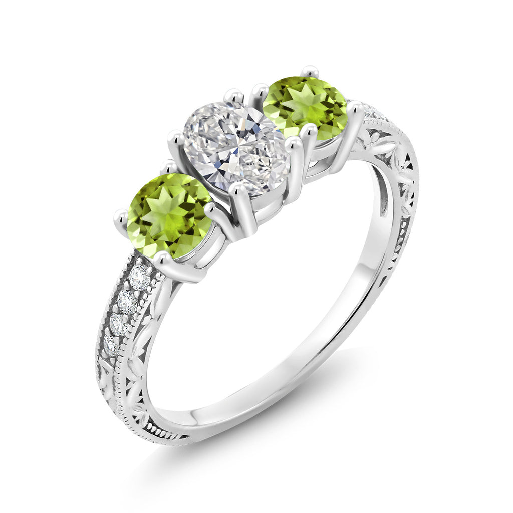 Ring in 10K White Gold