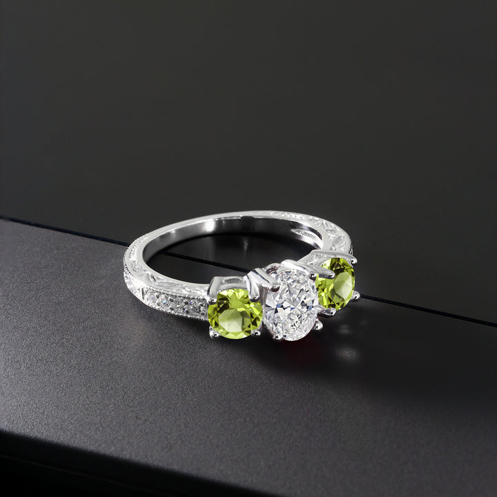 Ring in 10K White Gold