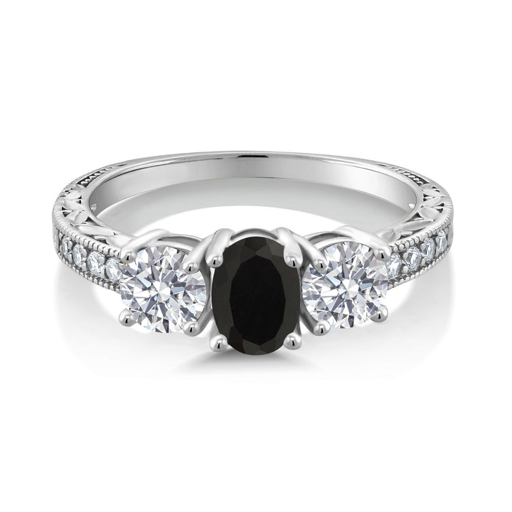 Ring in 10K White Gold