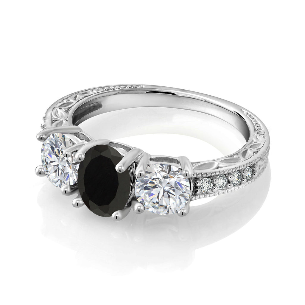 Ring in 10K White Gold