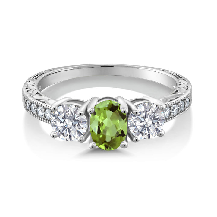 Ring in 10K White Gold