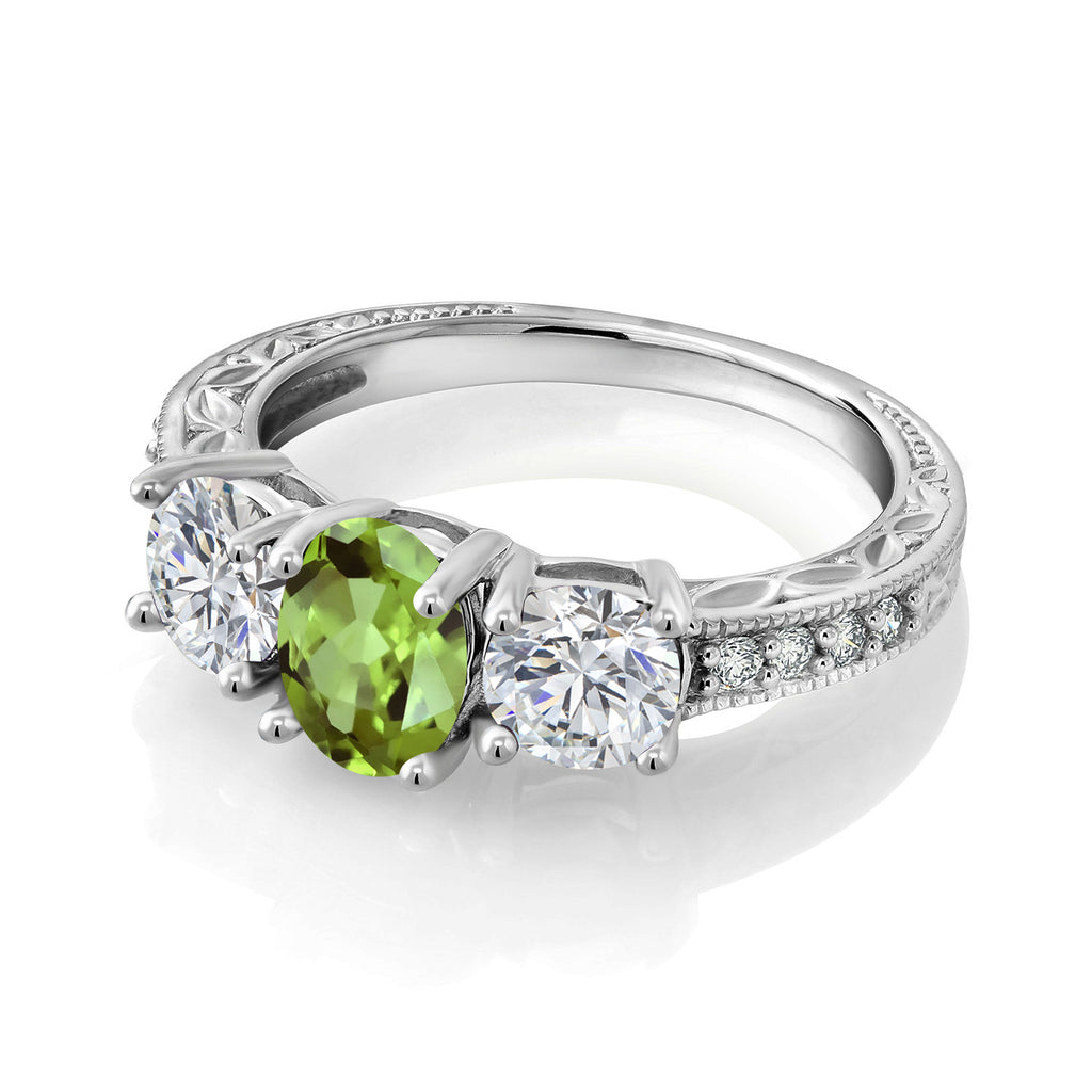 Ring in 10K White Gold