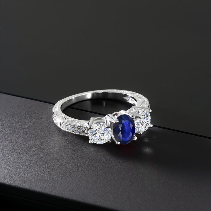 Ring in 10K White Gold