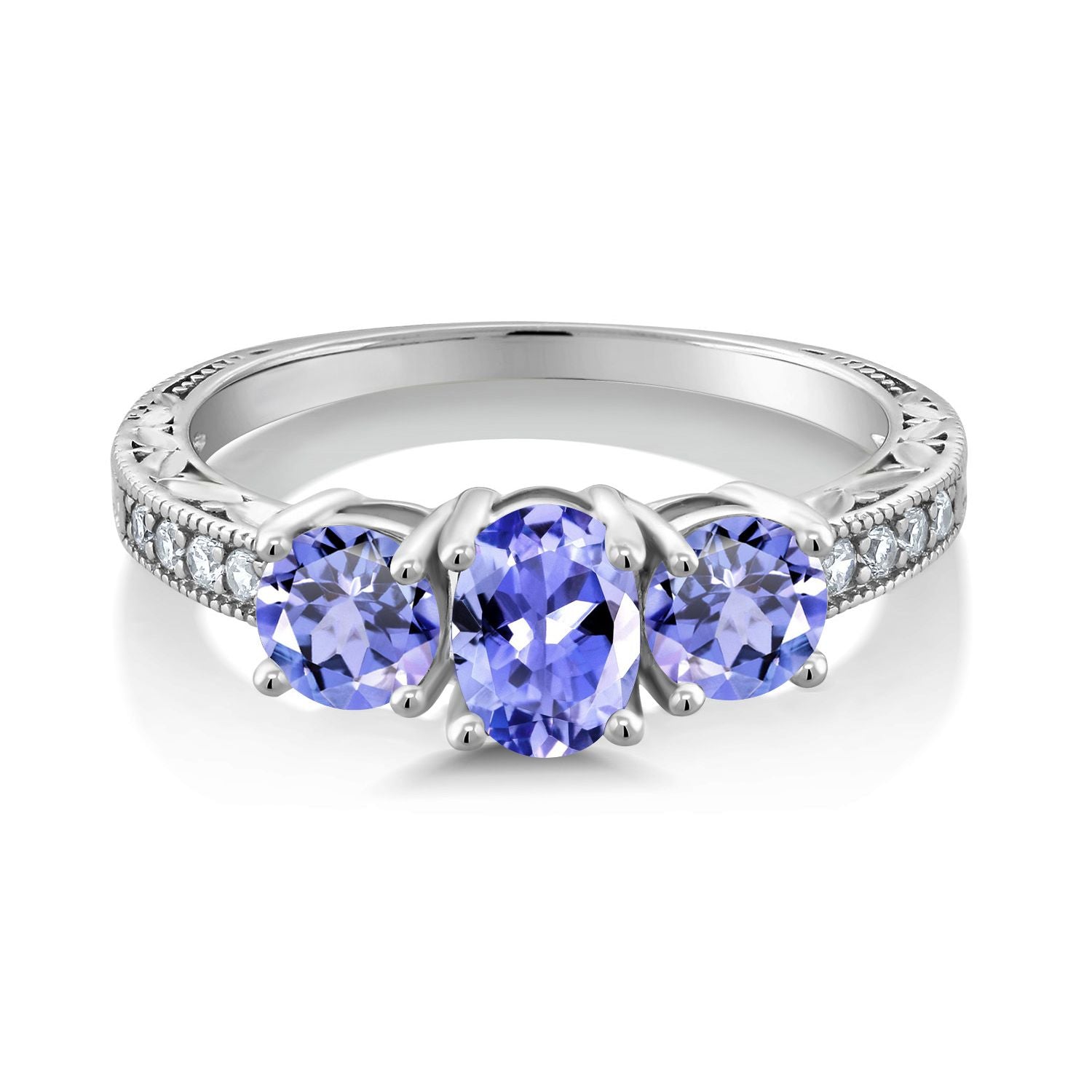 Tanzanite - December_9_Ring in 10K White Gold
