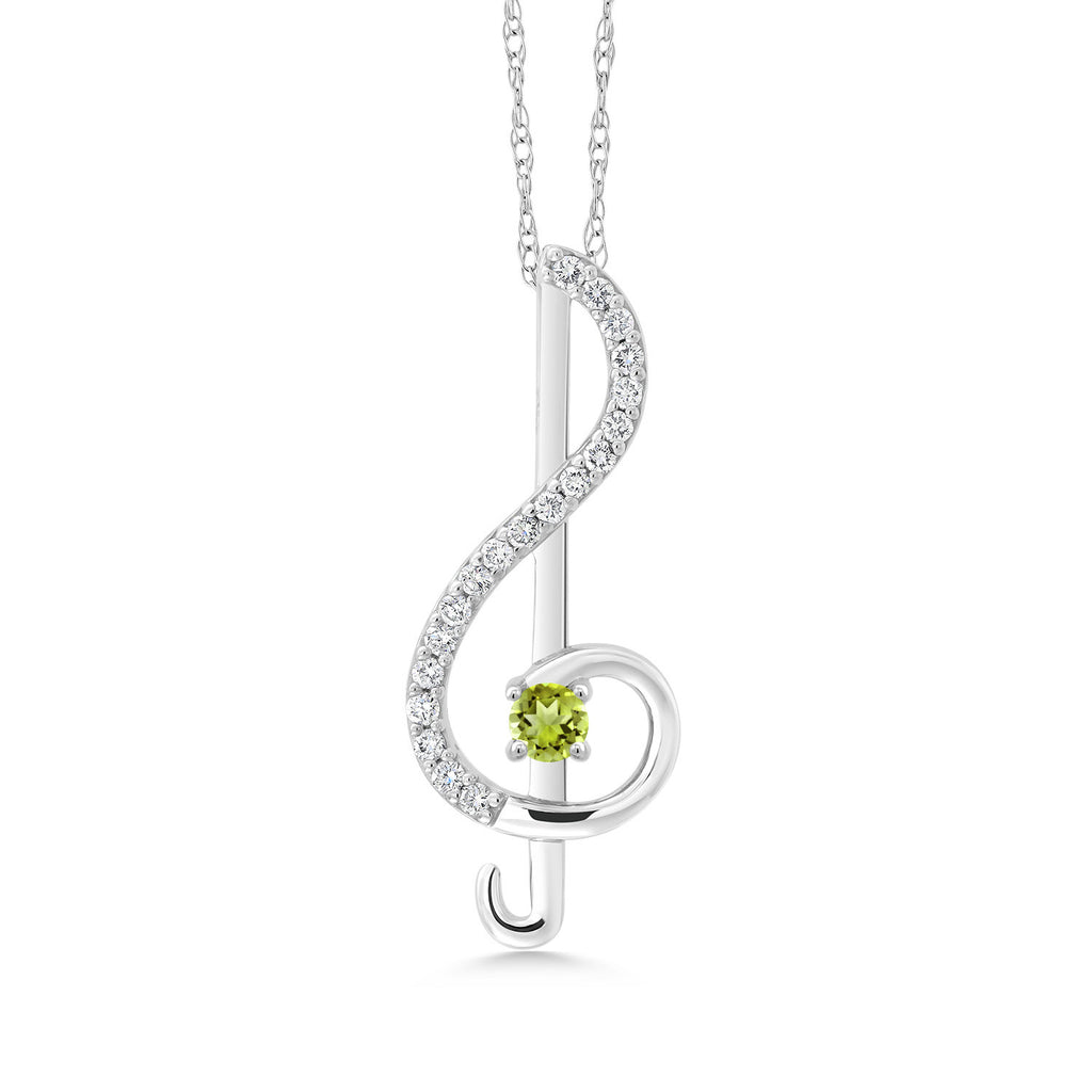 Pendant in 10K White Gold