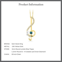 Pendant in 10K Yellow Gold
