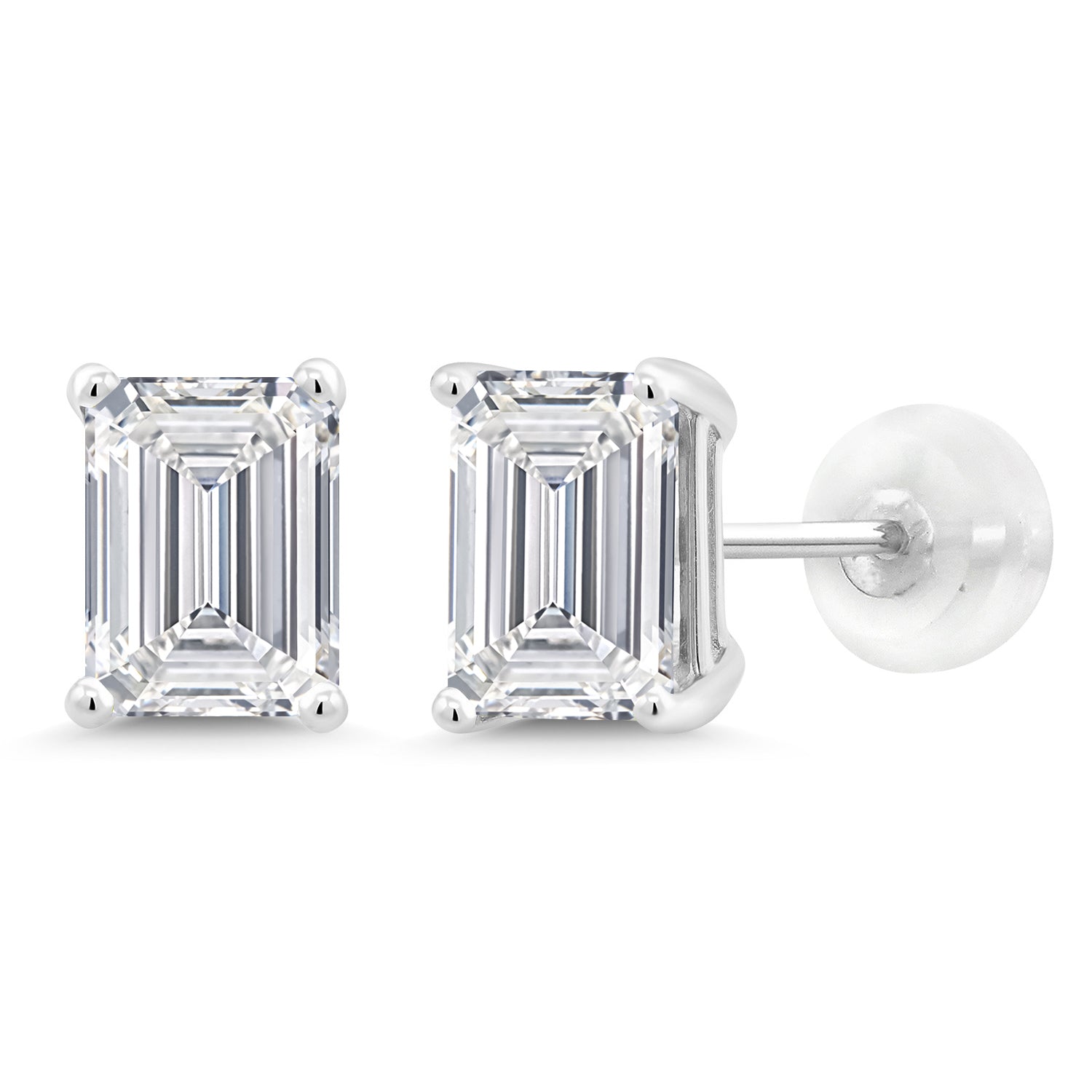 14K White Gold_2.00_Earrings in 14K White Gold