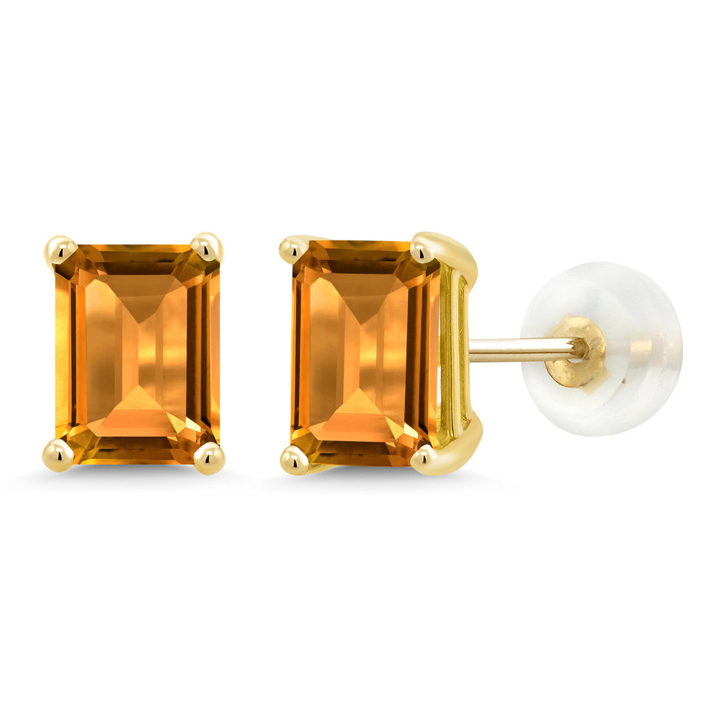 Citrine - November_14K Yellow Gold_Earrings in 14K Yellow Gold