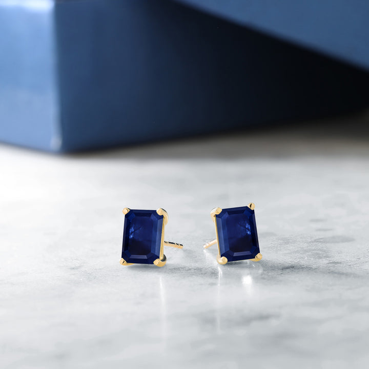 Blue Sapphire - September_Yellow Gold