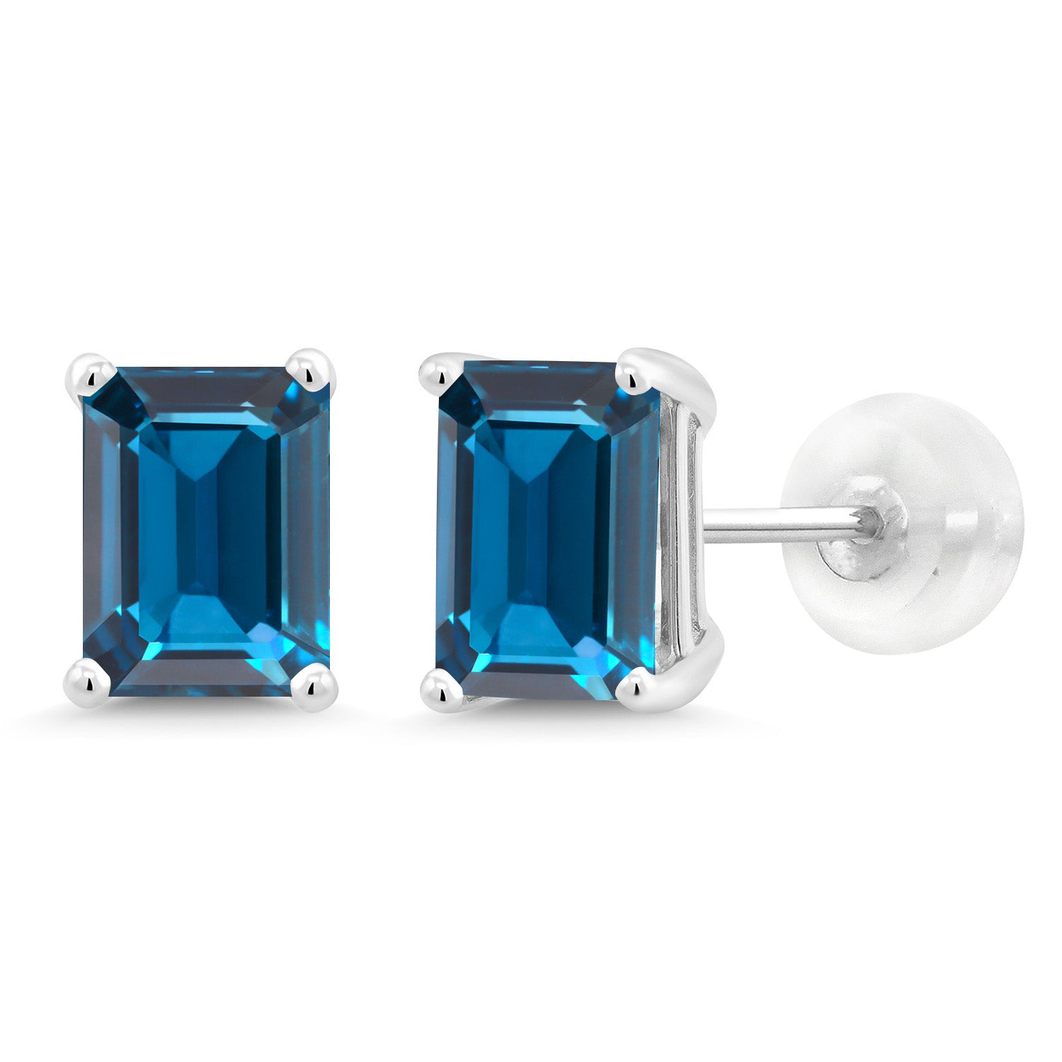 London Blue Topaz - November_14K White Gold