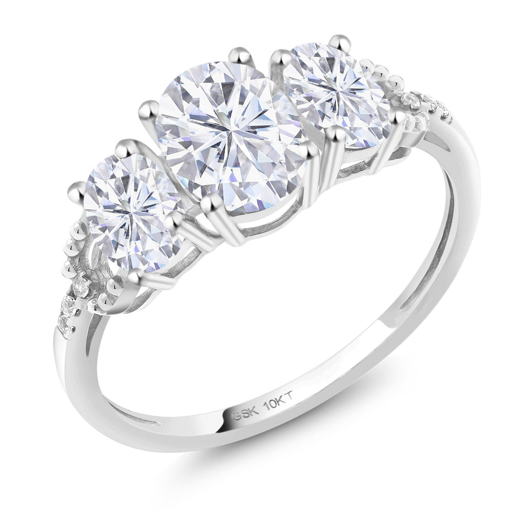 Ring in 10K White Gold