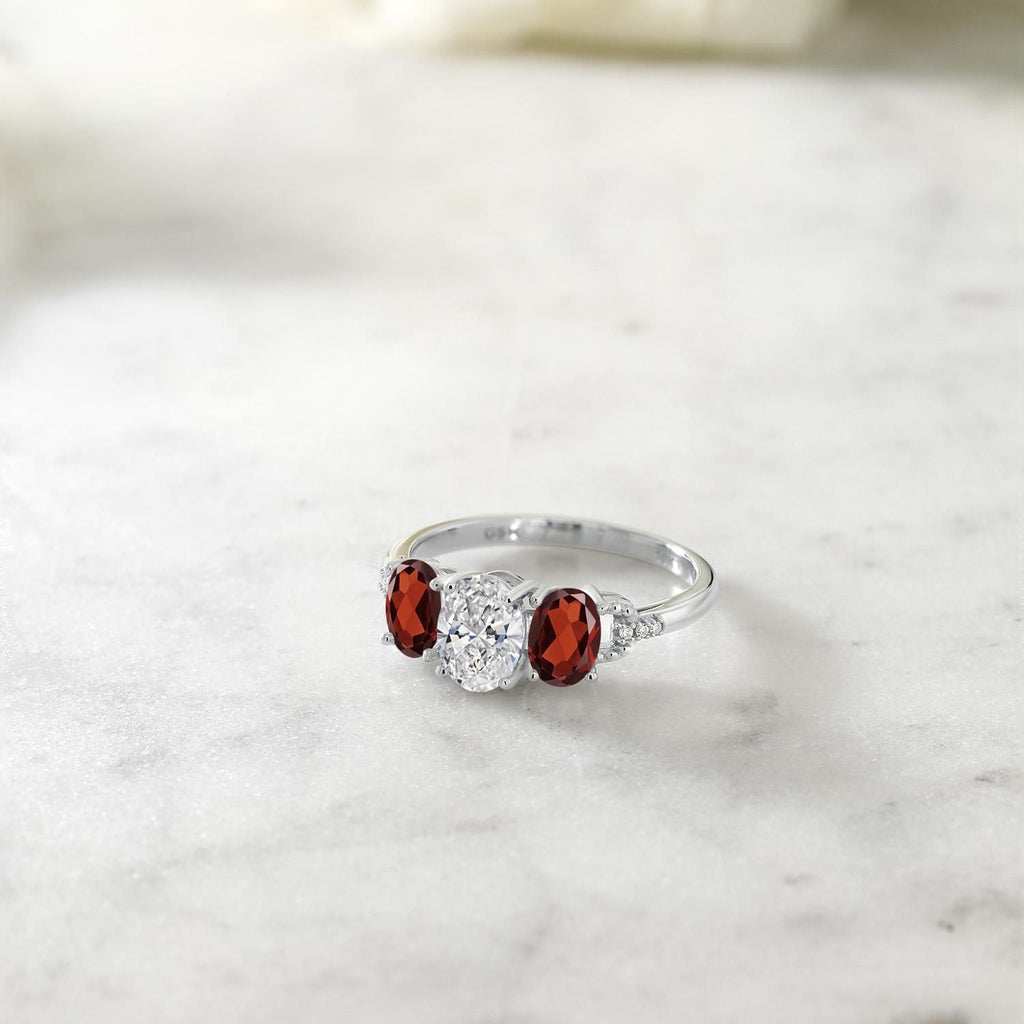 Ring in 10K White Gold