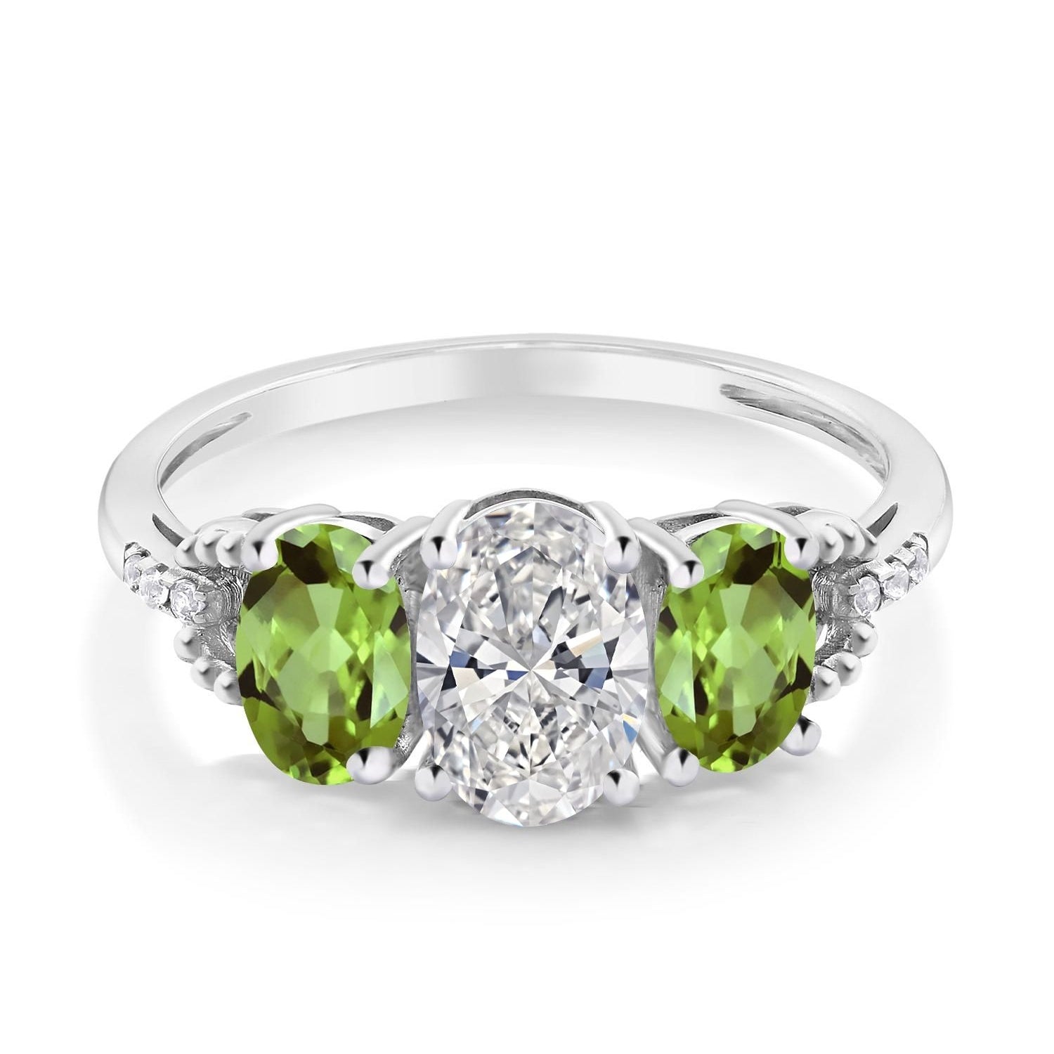 Ring in 10K White Gold