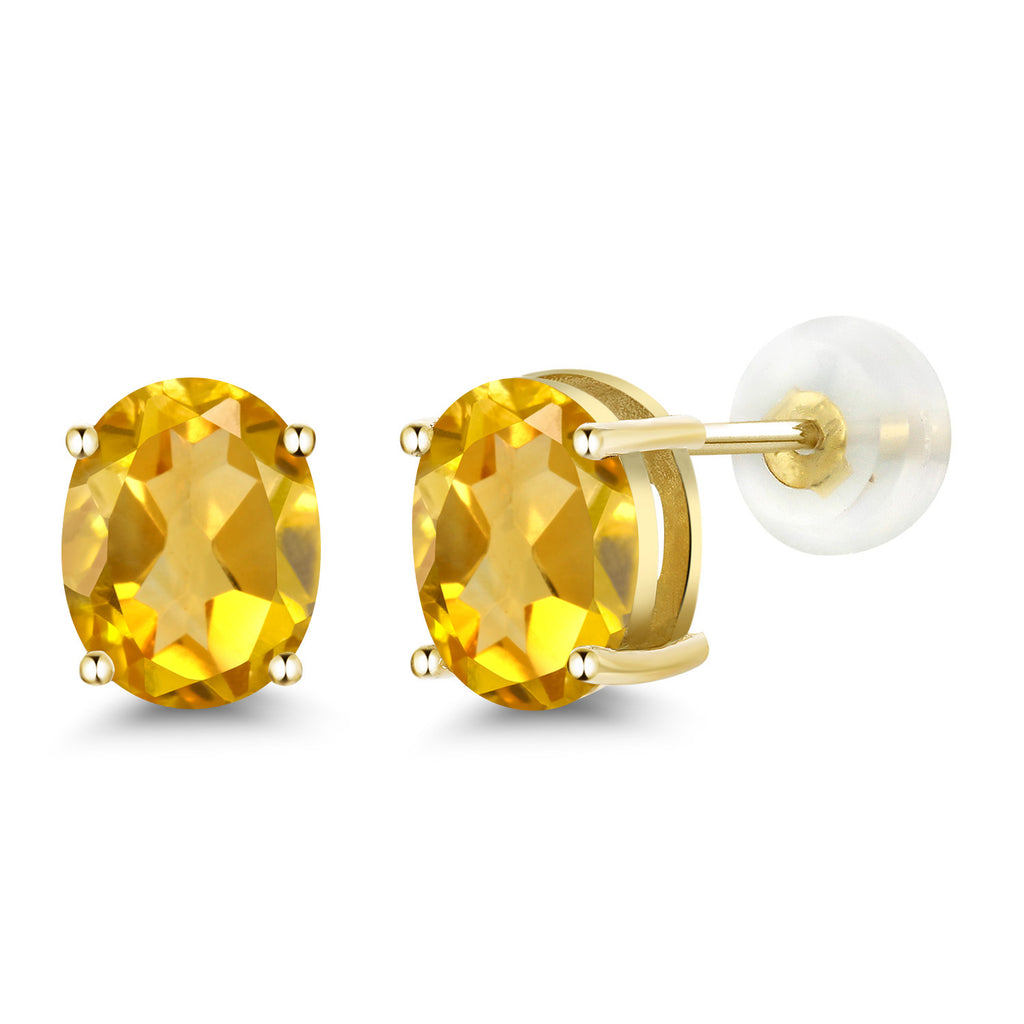 Citrine - November_14K Yellow Gold_Earrings in 14K Yellow Gold
