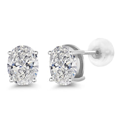Earrings in 14K White Gold