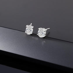 Earrings in 14K White Gold