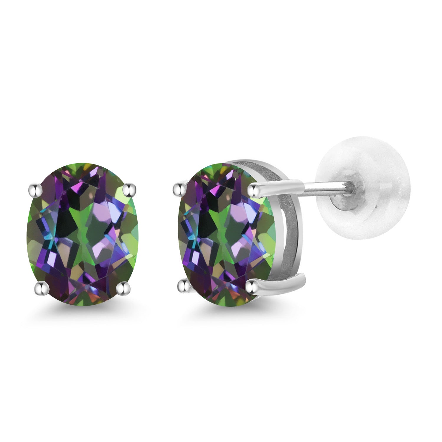 Green Mystic Topaz_14K White Gold