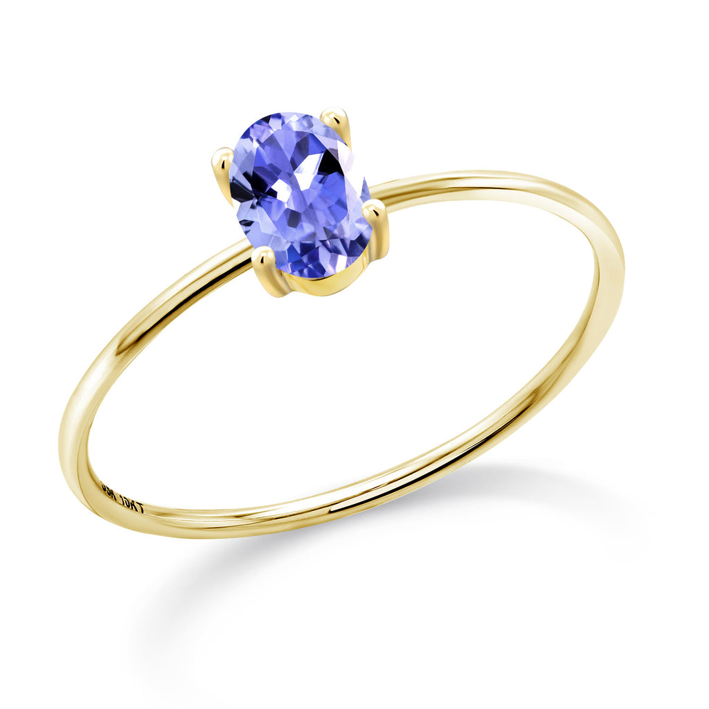 Tanzanite - December_5_Ring in 10K Yellow Gold