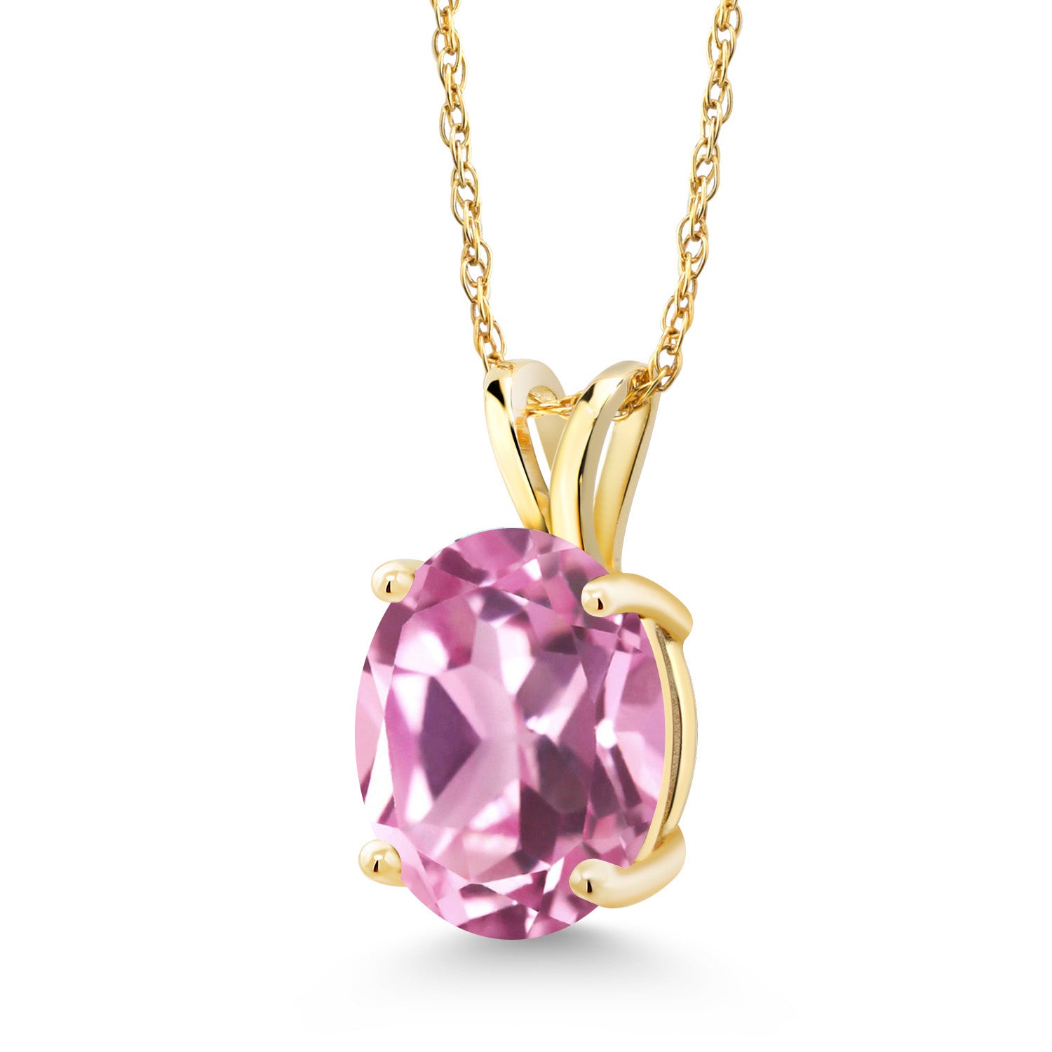 Light Pink Created Sapphire - September