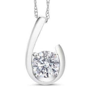 Pendant in 10K White Gold