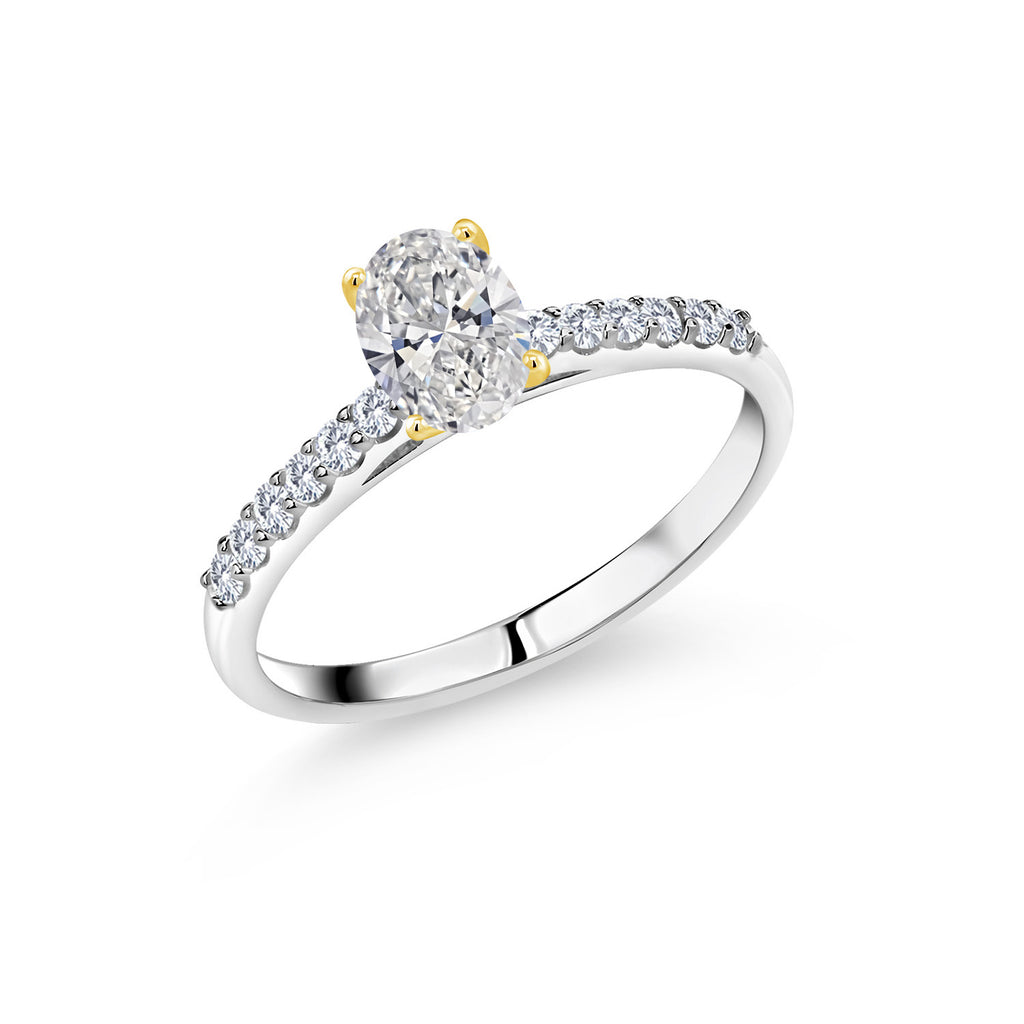 8_Ring in 925 Sterling Silver and 10K Yellow Gold