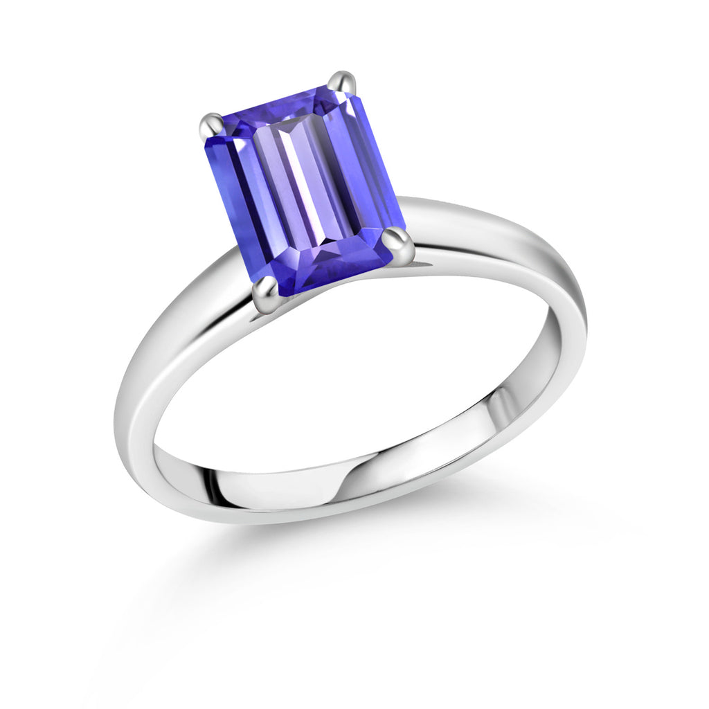 Tanzanite - December_8_Ring in 10K White Gold