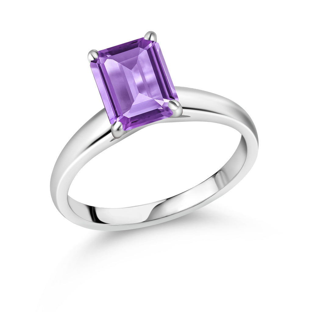 Amethyst - February_6_Ring in 10K White Gold