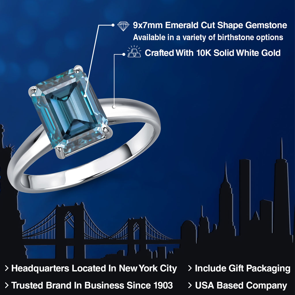 Ring in 10K White Gold