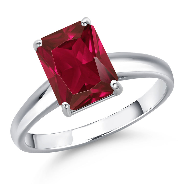 Created Ruby - July_5_Ring in 10K White Gold