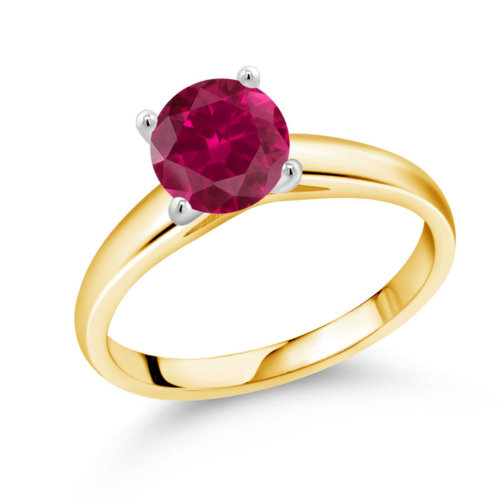 Created Ruby - July_5_Ring in 10K Two Tone Gold