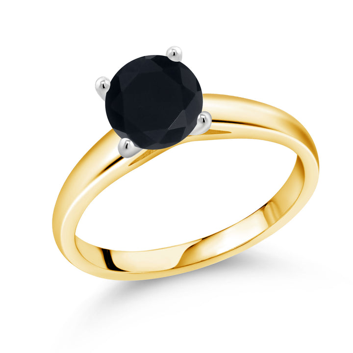 Onyx - December_5_Ring in 10K Two Tone Gold