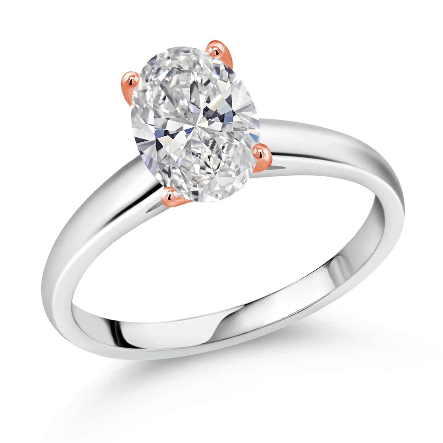 Ring in 10K Two Tone Gold