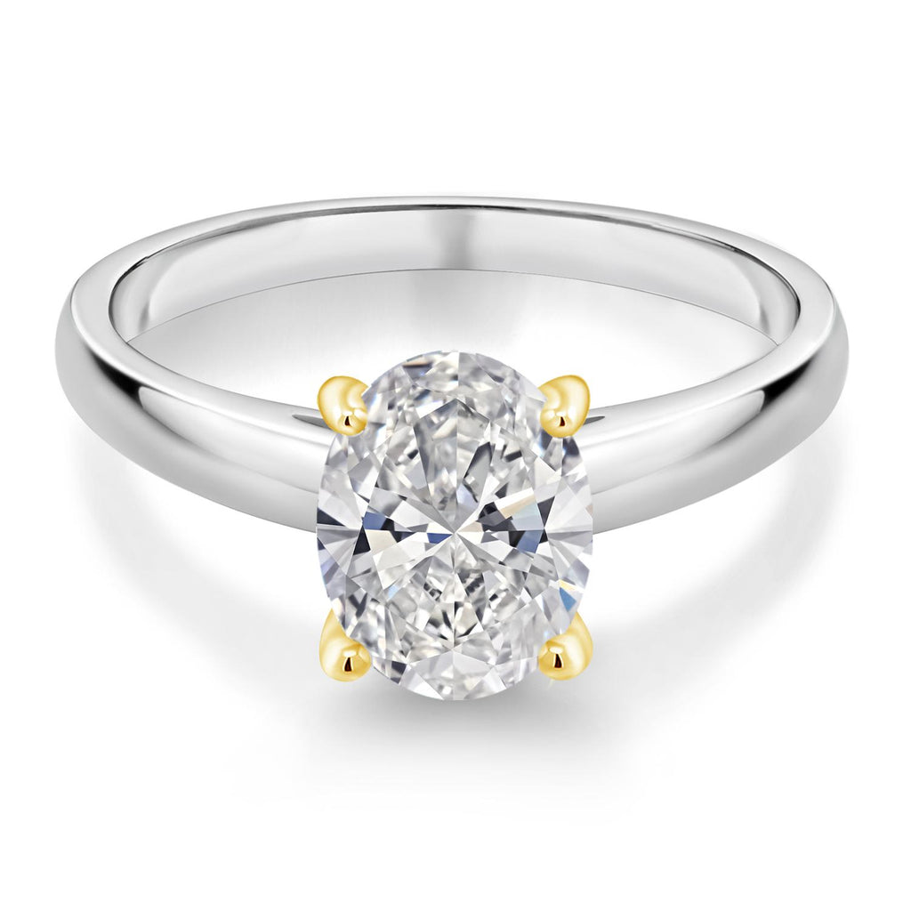 8_Ring in 925 Sterling Silver and 10K Yellow Gold