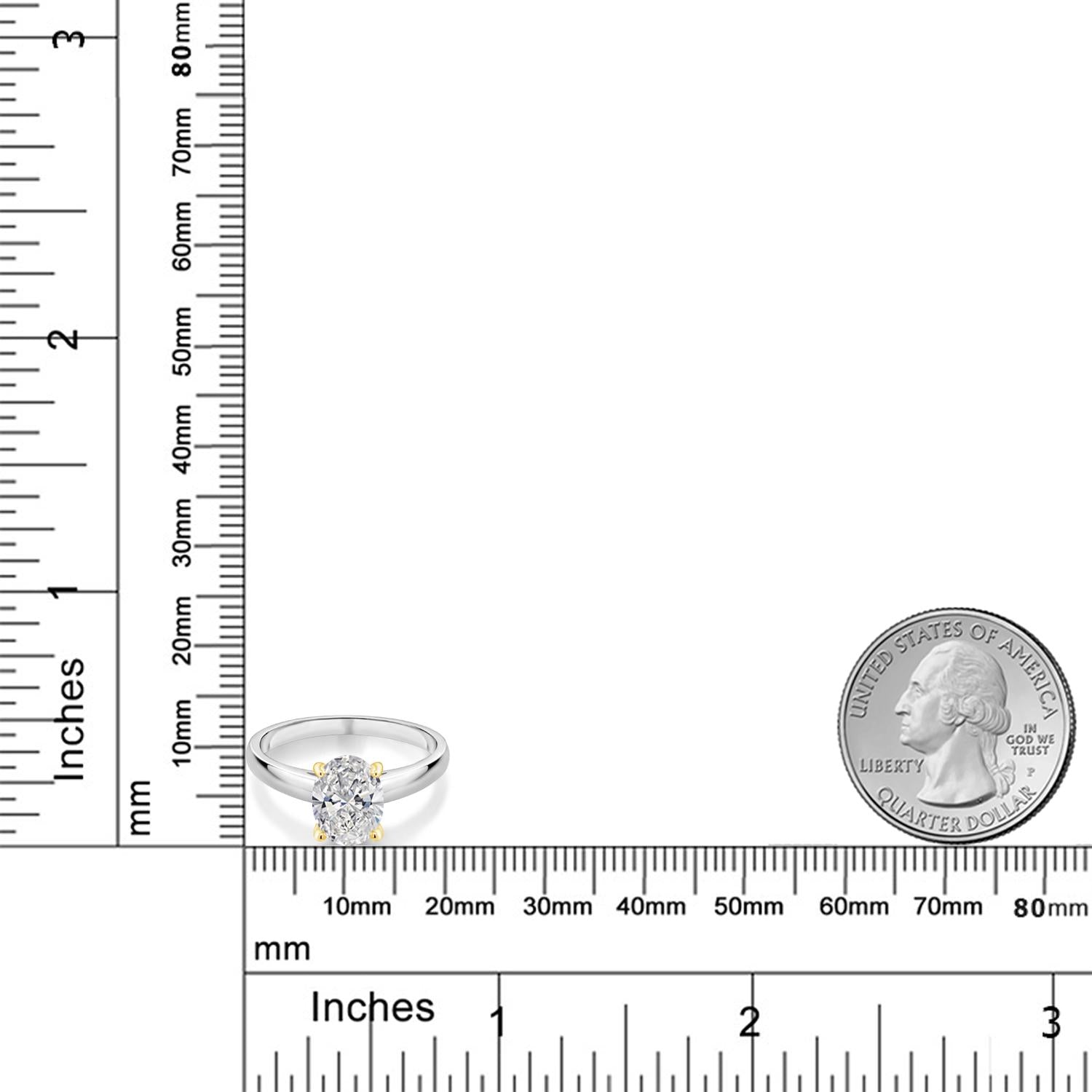 Ring in 925 Sterling Silver and 10K Yellow Gold