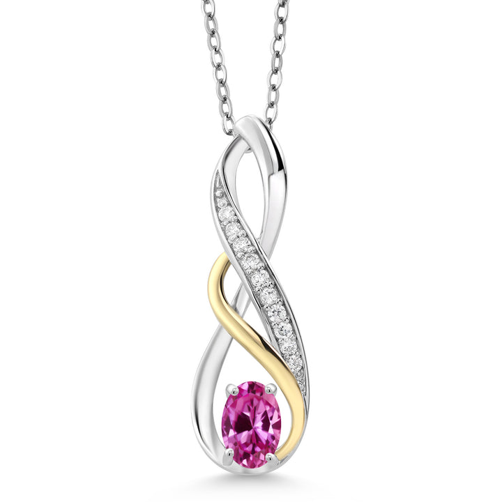 Pink Created Sapphire - September