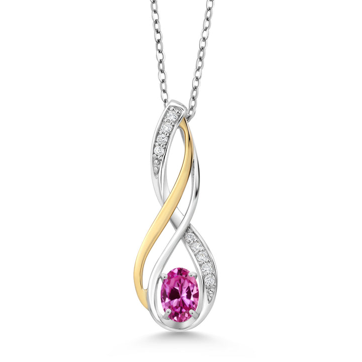 Pink Created Sapphire - September