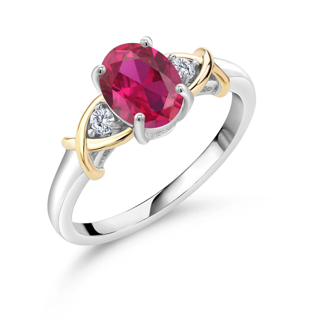 7_Ring in 925 Sterling Silver and 10K Yellow Gold