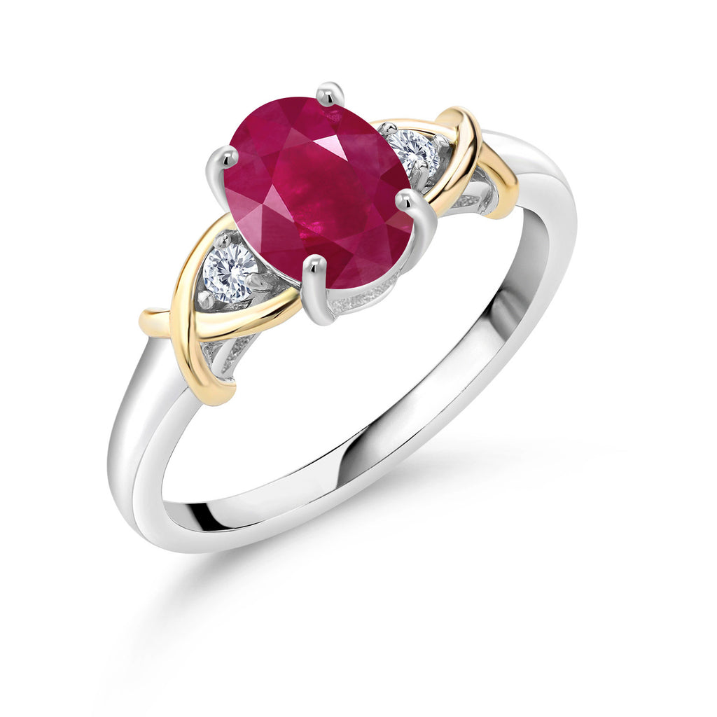 9_Ring in 925 Sterling Silver and 10K Yellow Gold