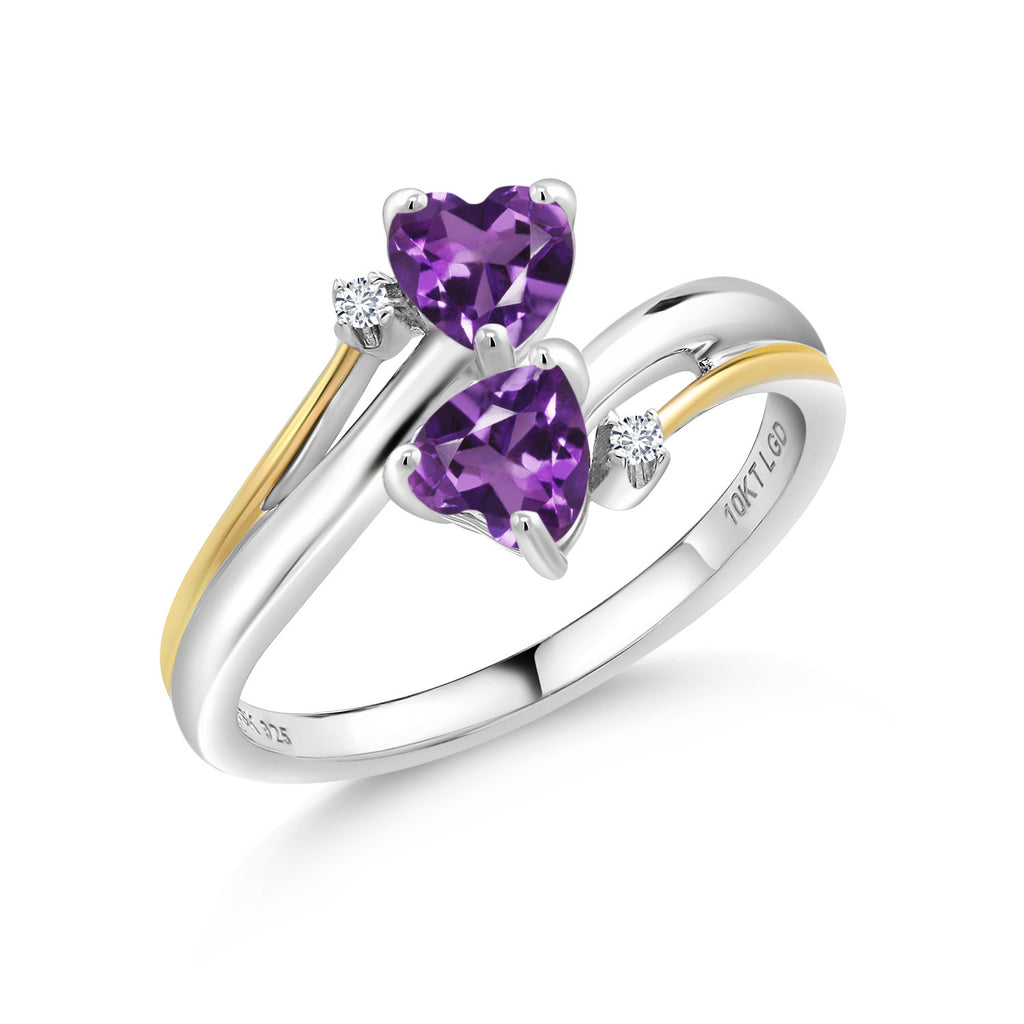 8_Ring in 925 Sterling Silver and 10K Yellow Gold