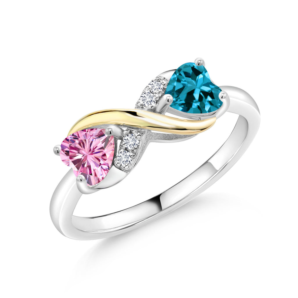 9_Ring in 925 Sterling Silver and 10K Yellow Gold