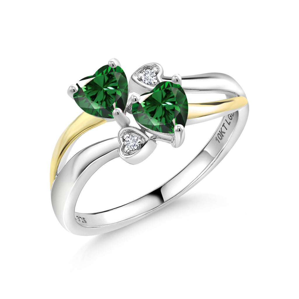 6_Ring in 925 Sterling Silver and 10K Yellow Gold