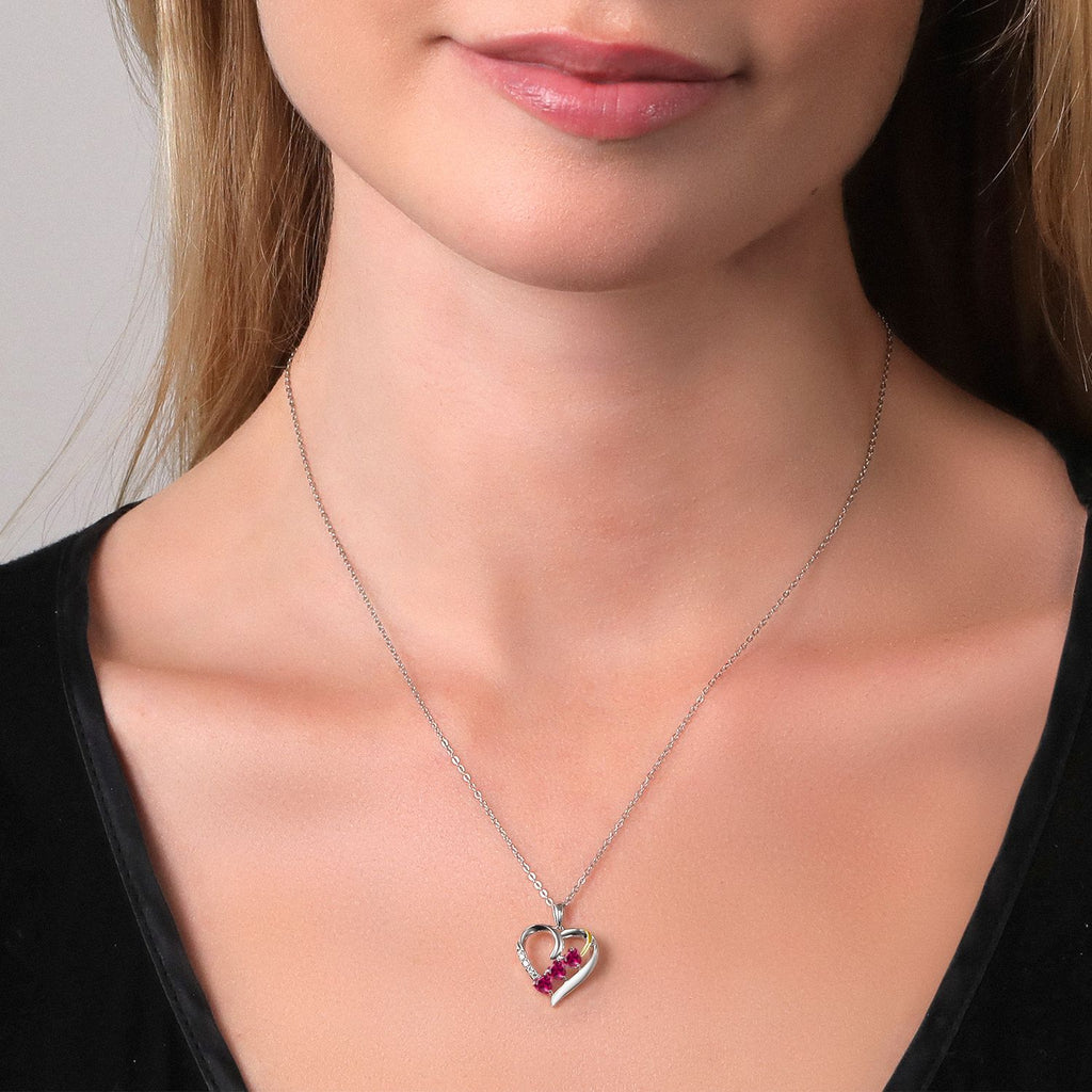 Pendant in 925 Sterling Silver and 10K Yellow Gold