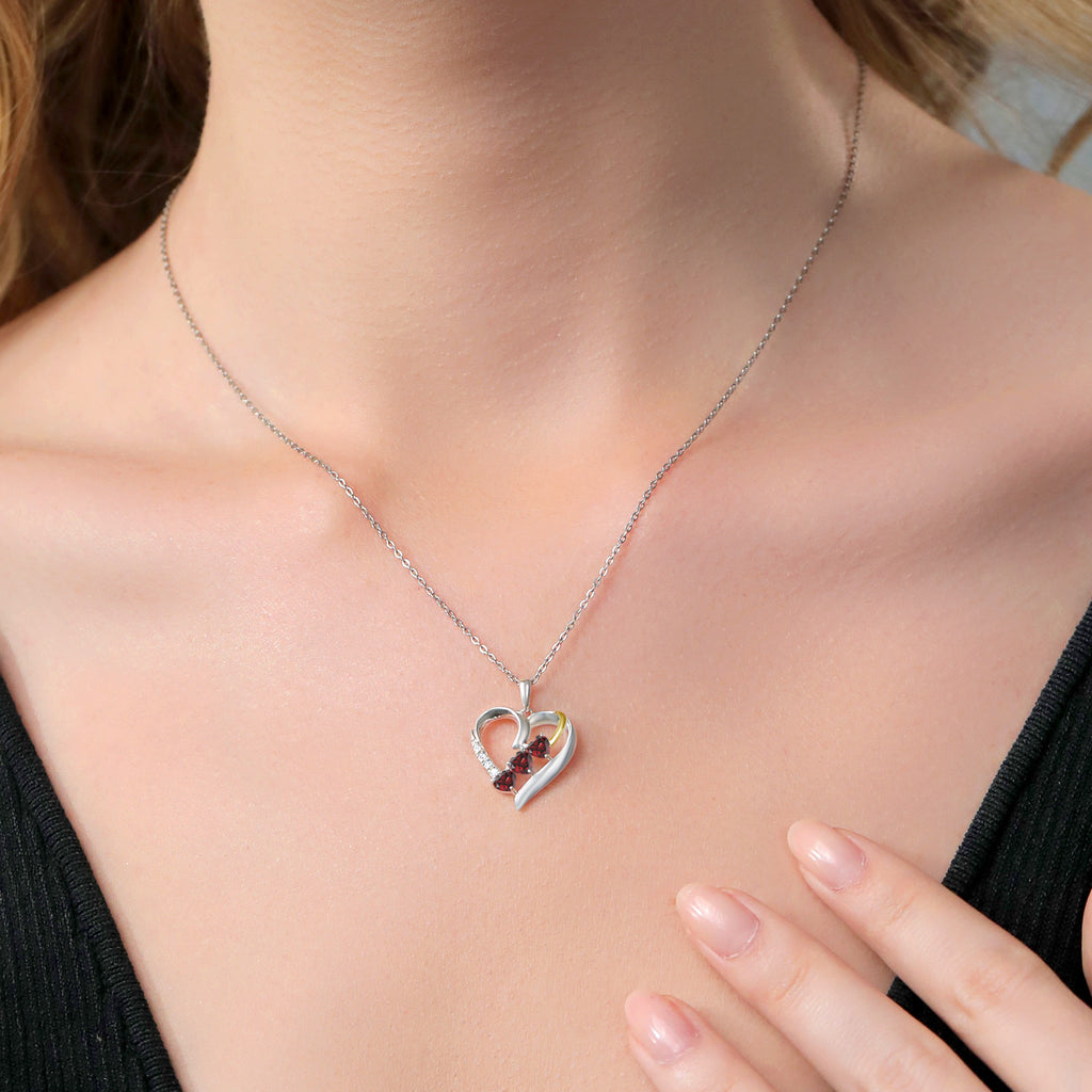 Pendant in 925 Sterling Silver and 10K Yellow Gold