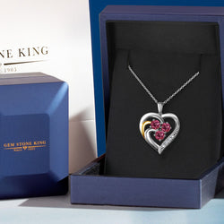 Pendant in 925 Sterling Silver and 10K Yellow Gold