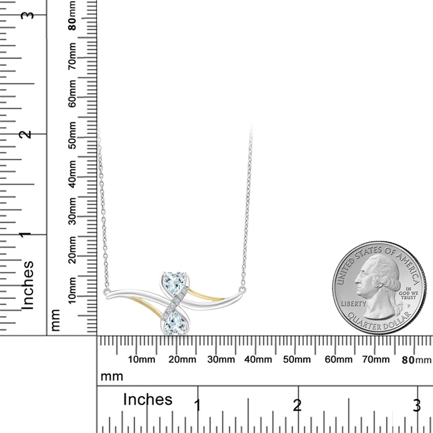 Pendant in 925 Sterling Silver and 10K Yellow Gold