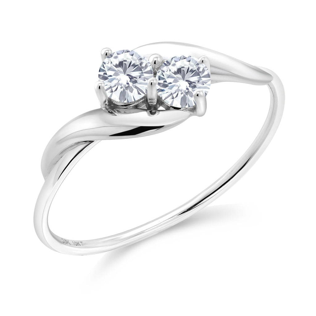 Ring in 10K White Gold
