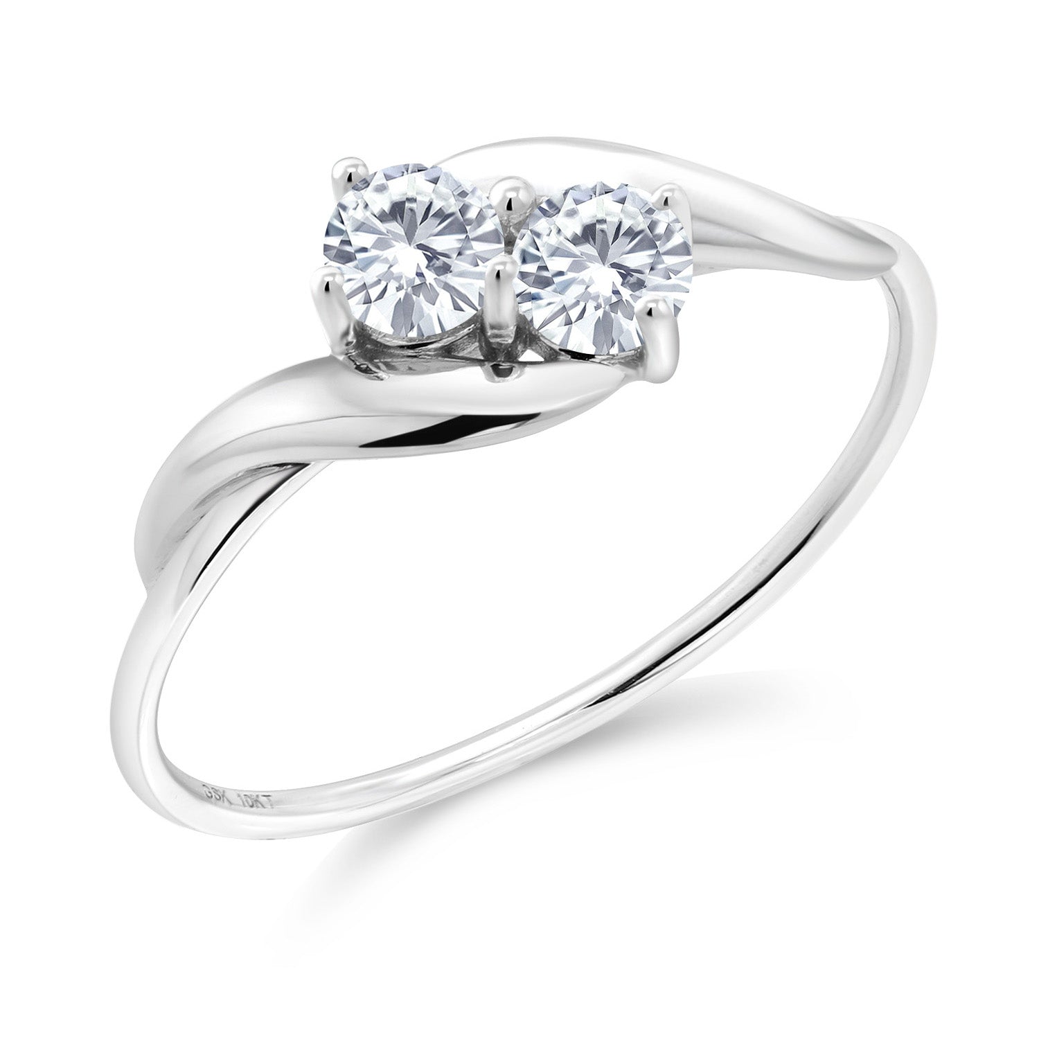 Ring in 10K White Gold