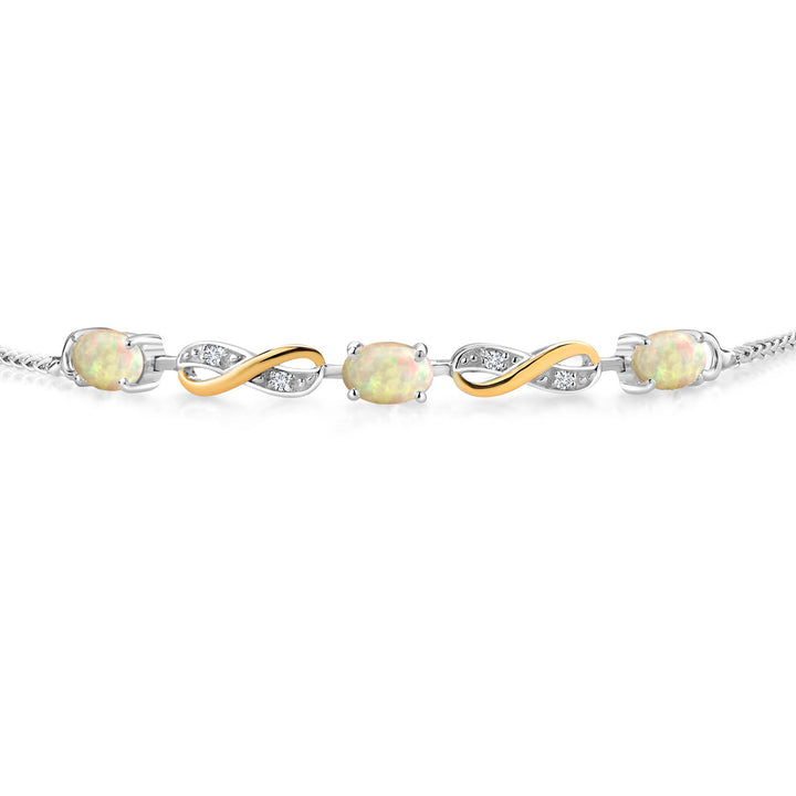 Bracelet in 925 Sterling Silver and 10K Yellow Gold