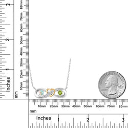 Necklace in 925 Sterling Silver and 10K Yellow Gold