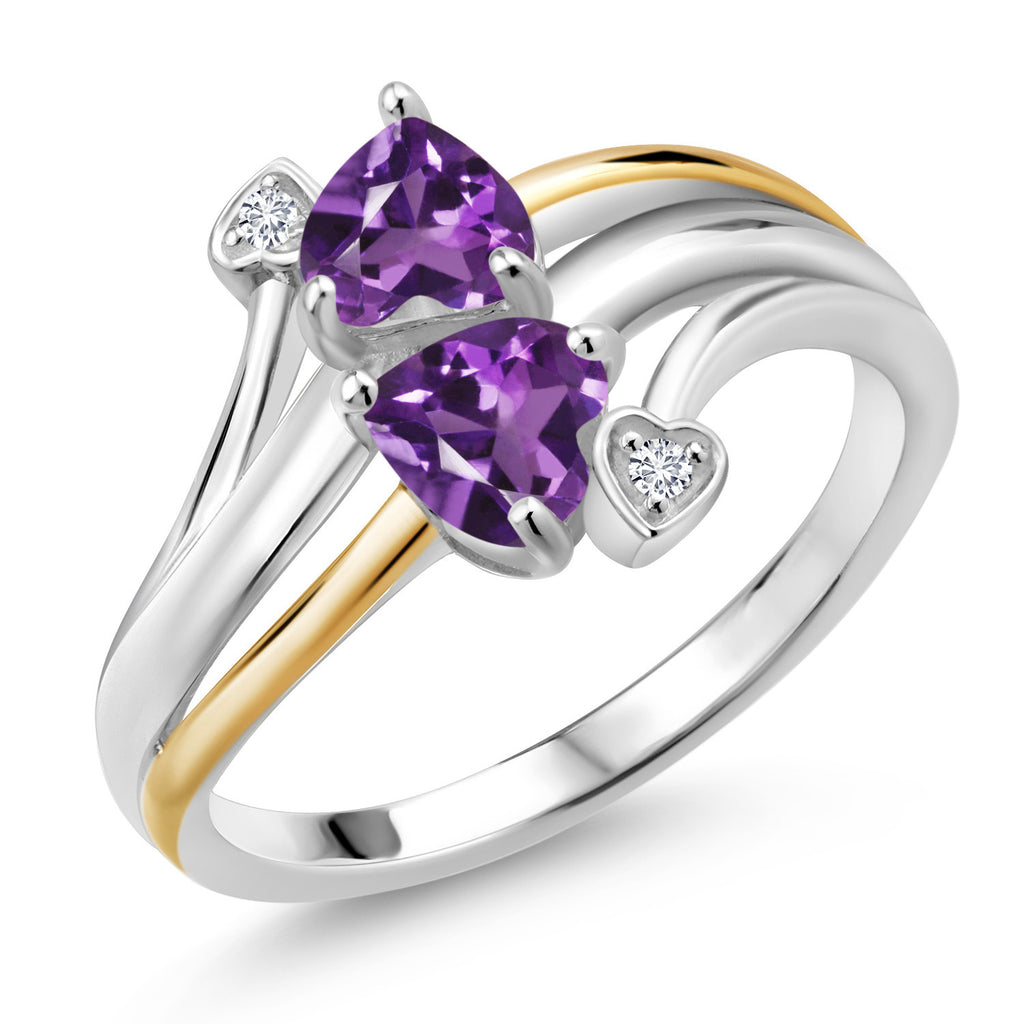 7_Ring in 925 Sterling Silver and 10K Yellow Gold